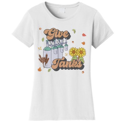 Respiratory Therapist Thanksgiving RT Nurse Super Tankful Women's T-Shirt