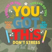 Rock The Test Dont Stress You Got This Teacher Testing Day  Legacy Tie Dye Trucker Hat