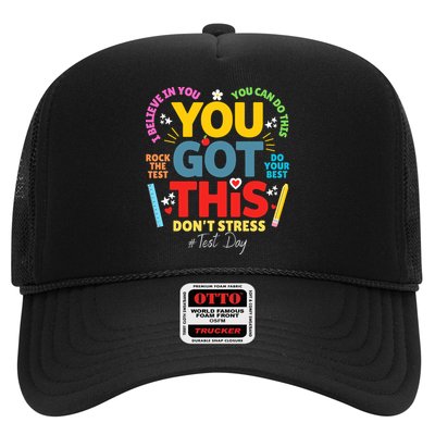 Rock The Test Dont Stress You Got This Teacher Testing Day  Trucker Hat