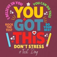 Rock The Test Dont Stress You Got This Teacher Testing Day  16oz Travel Tumbler