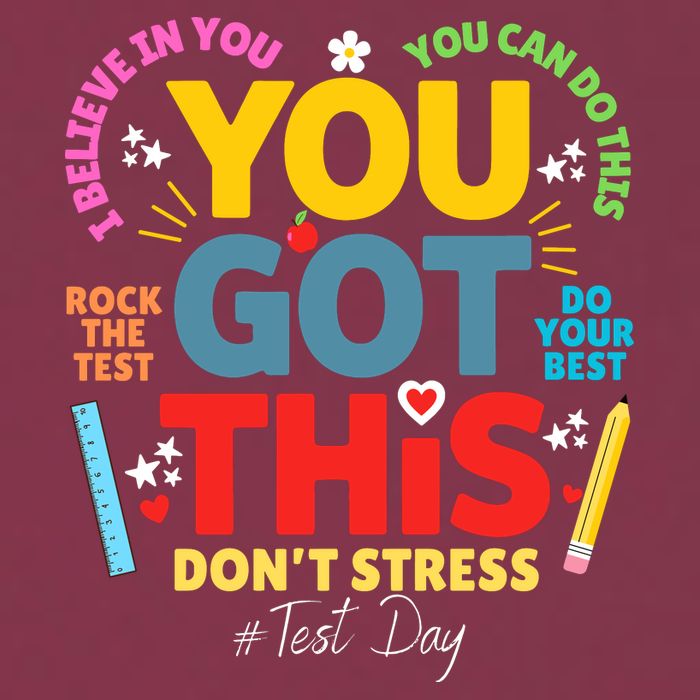 Rock The Test Dont Stress You Got This Teacher Testing Day  16oz Travel Tumbler
