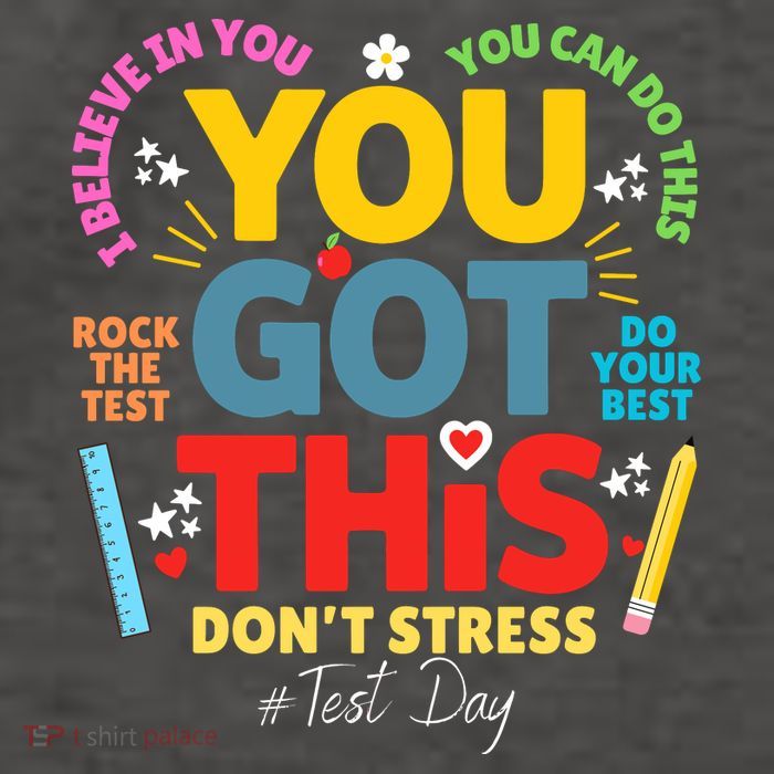 Rock The Test Dont Stress You Got This Teacher Testing Day  Vector Backpack