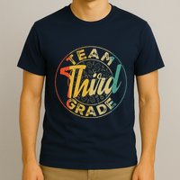 Retro Team Third Grade Back To School First Day Of School T-Shirt