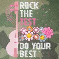 Rock The Test Do Your Best Testing Day Teachers Students Legacy Tie Dye Trucker Hat