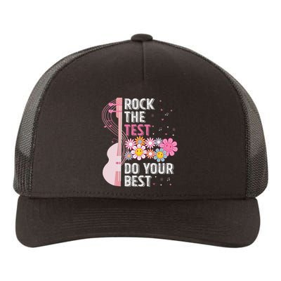Rock The Test Do Your Best Testing Day Teachers Students Yupoong Adult 5-Panel Trucker Hat
