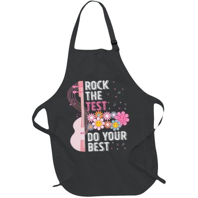 Rock The Test Do Your Best Testing Day Teachers Students Apron