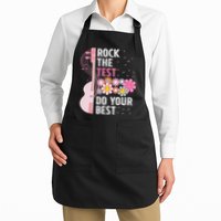 Rock The Test Do Your Best Testing Day Teachers Students Apron