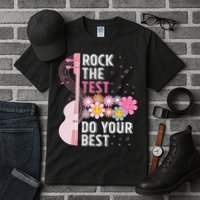 Rock The Test Do Your Best Testing Day Teachers Students Tall T-Shirt