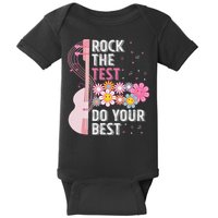 Rock The Test Do Your Best Testing Day Teachers Students Baby Bodysuit