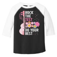 Rock The Test Do Your Best Testing Day Teachers Students Toddler Fine Jersey T-Shirt