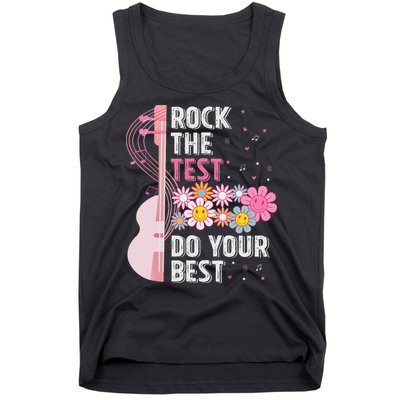 Rock The Test Do Your Best Testing Day Teachers Students Tank Top