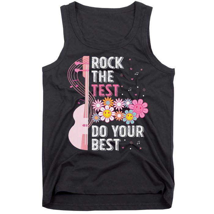 Rock The Test Do Your Best Testing Day Teachers Students Tank Top