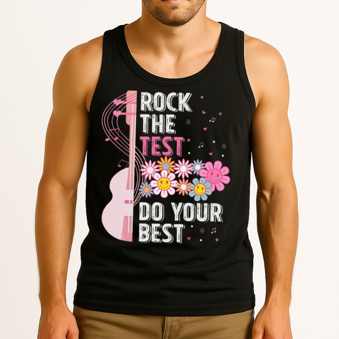 Rock The Test Do Your Best Testing Day Teachers Students Tank Top