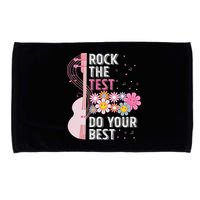 Rock The Test Do Your Best Testing Day Teachers Students Microfiber Hand Towel