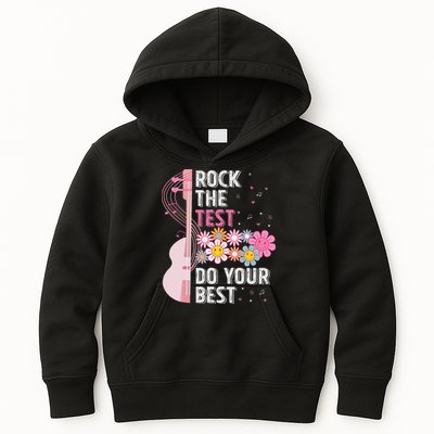 Rock The Test Do Your Best Testing Day Teachers Students Kids Hoodie