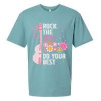 Rock The Test Do Your Best Testing Day Teachers Students Sueded Cloud Jersey T-Shirt