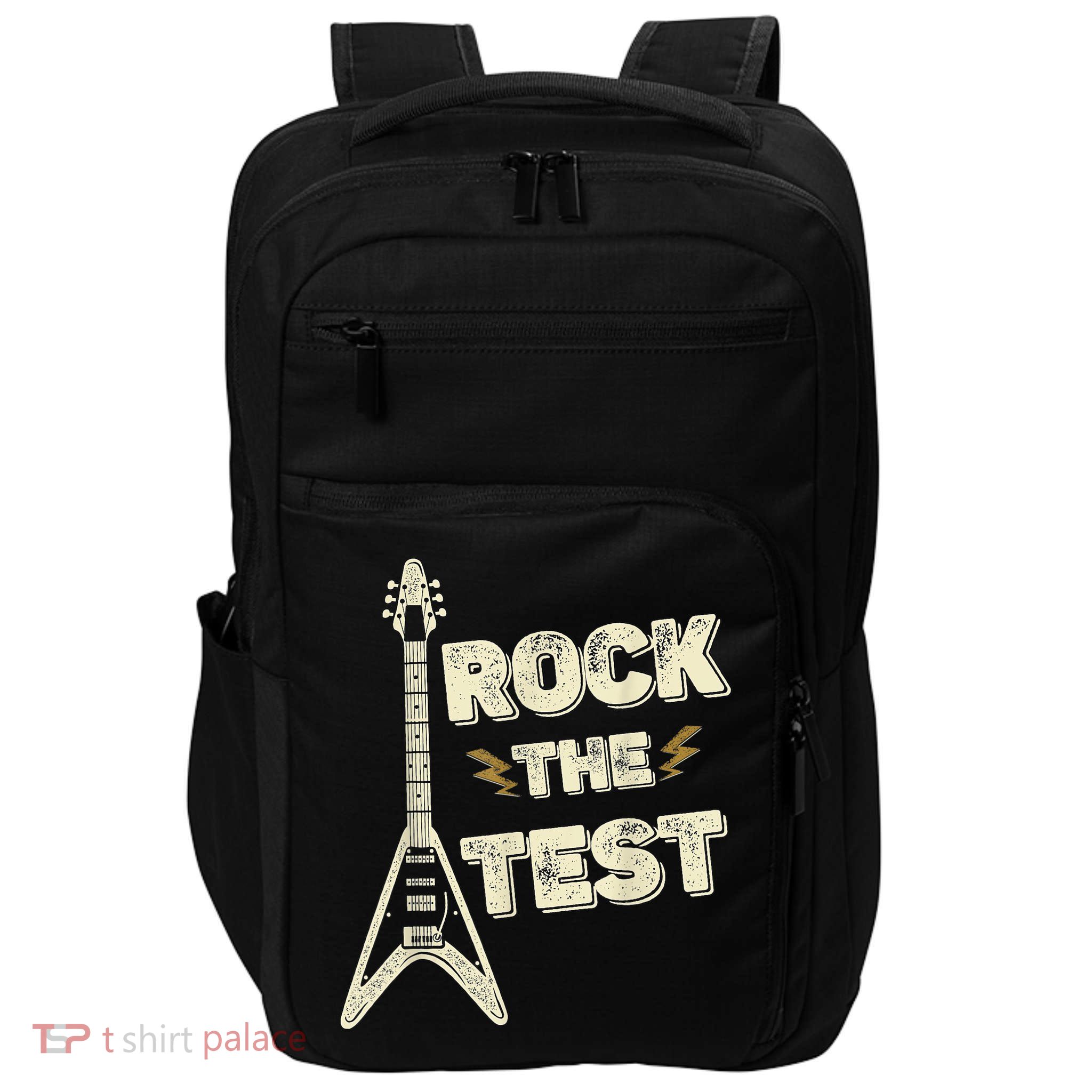 Rock The Test Guitar Teacher Test Day Testing Day Teacher Impact Tech Backpack