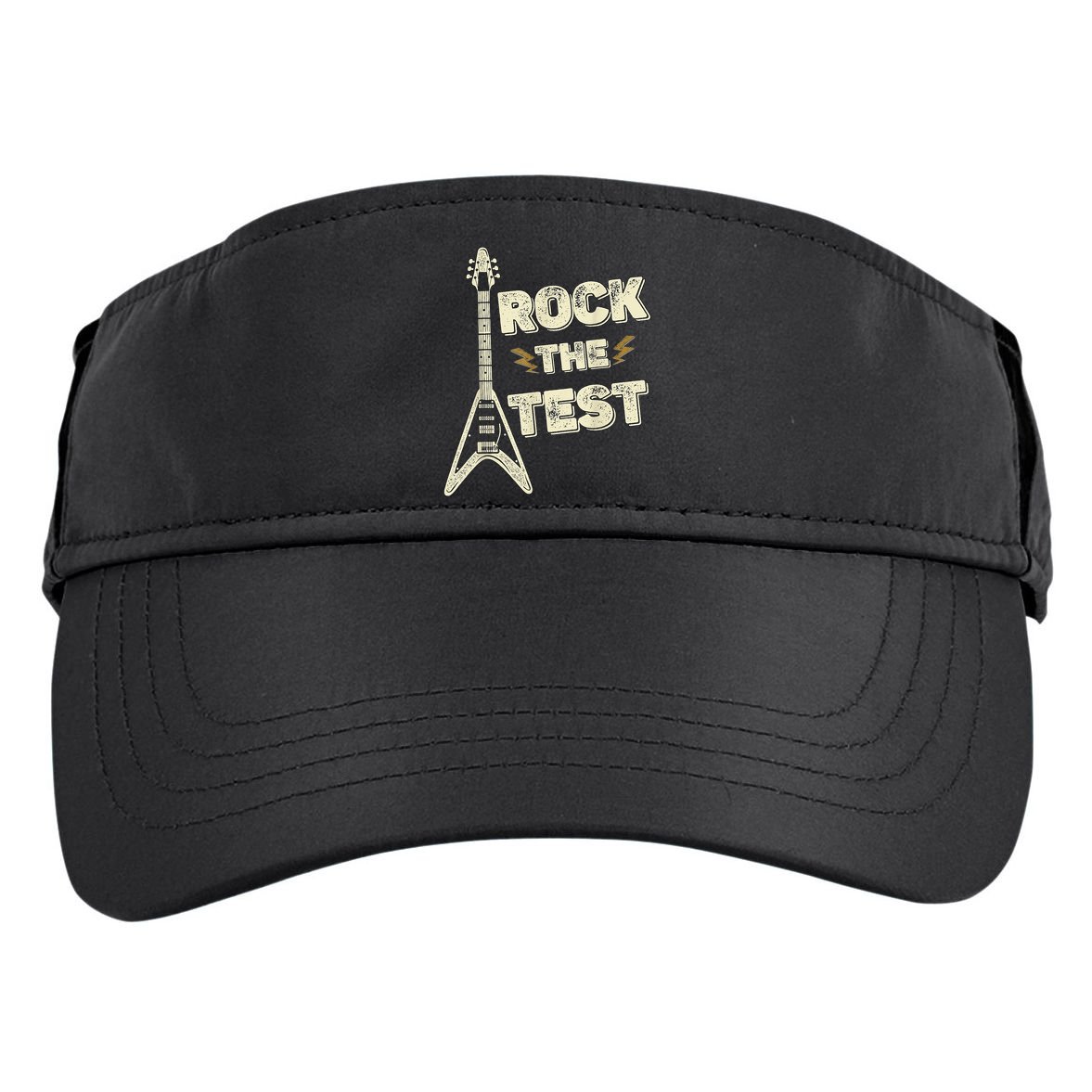 Rock The Test Guitar Teacher Test Day Testing Day Teacher Adult Drive Performance Visor