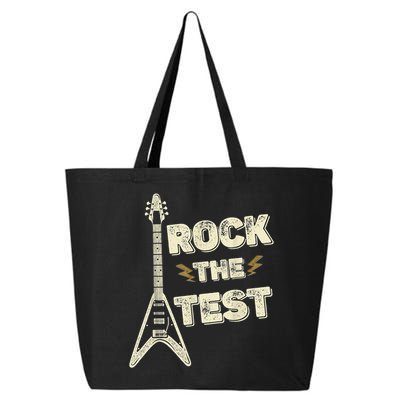 Rock The Test Guitar Teacher Test Day Testing Day Teacher 25L Jumbo Tote