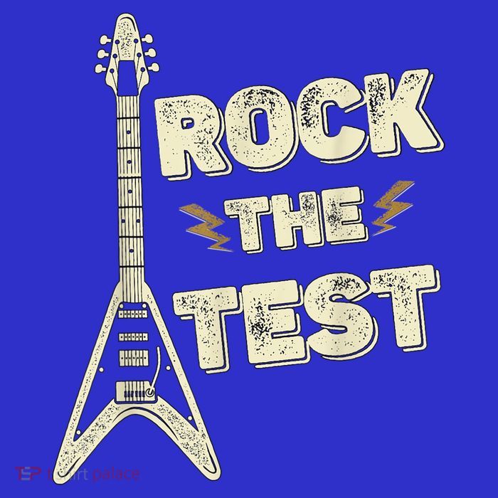 Rock The Test Guitar Teacher Test Day Testing Day Teacher Button