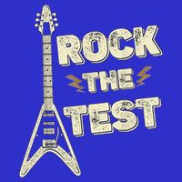 Rock The Test Guitar Teacher Test Day Testing Day Teacher Magnet