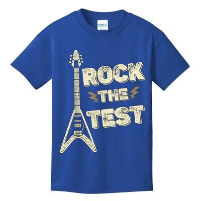 Rock The Test Guitar Teacher Test Day Testing Day Teacher Kids T-Shirt