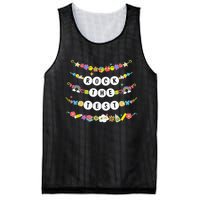 Rock The Test Testing Day Cute Friendship Bracelets Teacher Mesh Reversible Basketball Jersey Tank