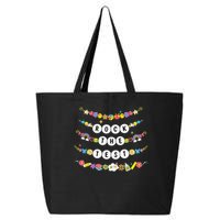 Rock The Test Testing Day Cute Friendship Bracelets Teacher 25L Jumbo Tote