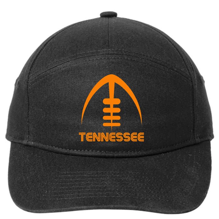 Retro Tennessee Tn Orange 7-Panel Snapback Hat