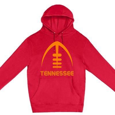 Retro Tennessee Tn Orange Premium Pullover Hoodie