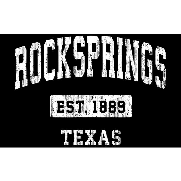 Rocksprings Texas Tx Vintage Sports Established Bumper Sticker