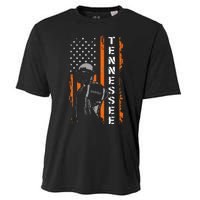 Retro Tennessee Throwback Design Tn Usa Flag Cooling Performance Crew T-Shirt