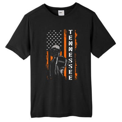 Retro Tennessee Throwback Design Tn Usa Flag Tall Fusion ChromaSoft Performance T-Shirt