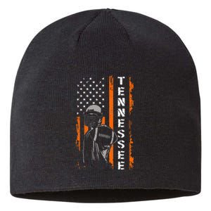 Retro Tennessee Throwback Design Tn Usa Flag Sustainable Beanie