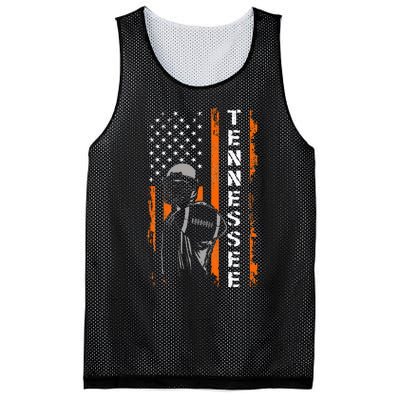 Retro Tennessee Throwback Design Tn Usa Flag Mesh Reversible Basketball Jersey Tank