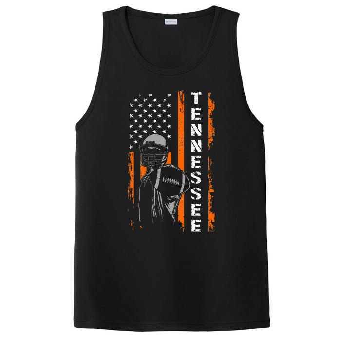 Retro Tennessee Throwback Design Tn Usa Flag PosiCharge Competitor Tank