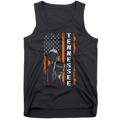 Retro Tennessee Throwback Design Tn Usa Flag Tank Top