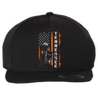 Retro Tennessee Throwback Design Tn Usa Flag Wool Snapback Cap