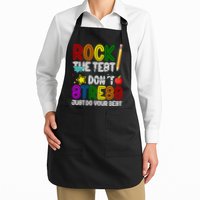 Rock The Test Don't Stress Just Do Your Best Educational Apron