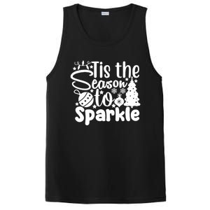 Retro Tis The Season To Funny Christmas Cool Gift PosiCharge Competitor Tank