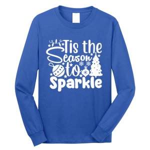 Retro Tis The Season To Funny Christmas Cool Gift Long Sleeve Shirt