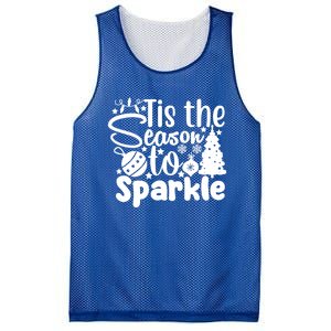 Retro Tis The Season To Funny Christmas Cool Gift Mesh Reversible Basketball Jersey Tank