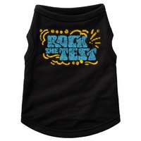 Rock The Test Teacher Test Day Testing Exam Score Doggie Tank