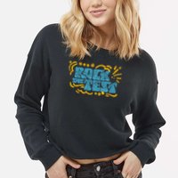 Rock The Test Teacher Test Day Testing Exam Score Cropped Pullover Crew
