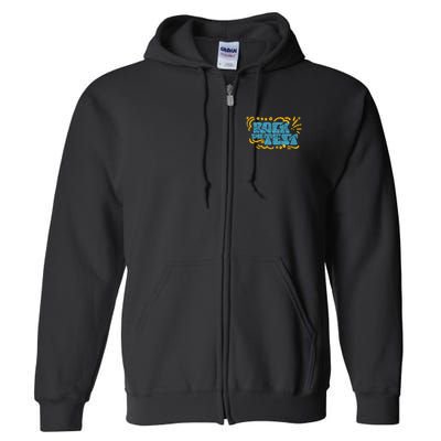 Rock The Test Teacher Test Day Testing Exam Score Full Zip Hoodie