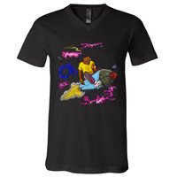 Rip Takeoff Takeoff Quavo Offset Rapper V-Neck T-Shirt