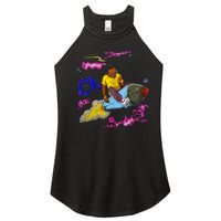 Rip Takeoff Takeoff Quavo Offset Rapper Women's Perfect Tri Rocker Tank