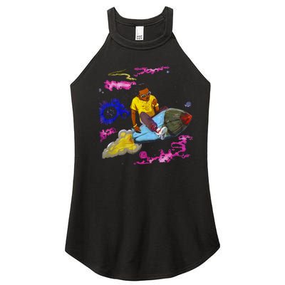 Rip Takeoff Takeoff Quavo Offset Rapper Women’s Perfect Tri Rocker Tank