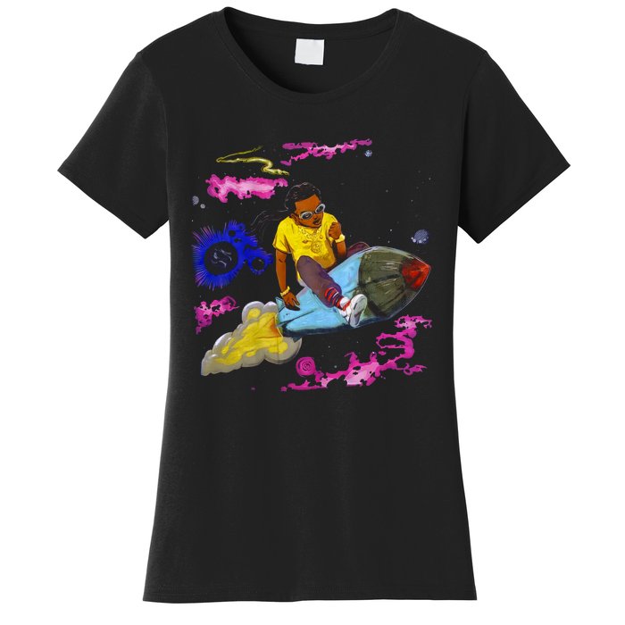 Rip Takeoff Takeoff Quavo Offset Rapper Women's T-Shirt