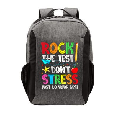 Rock The Test Don't Stress Just Do Your Best Vector Backpack